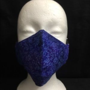 Tonal Vine Purple Face Mask